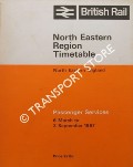 Book cover of North Eastern Region Timetable - North Eastern England Passenger Services, 6 March to 3 September 1967 by British Railways North Eastern Region